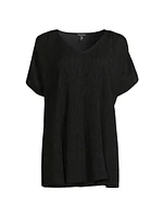 V-Neck Dolman-Sleeve Tunic