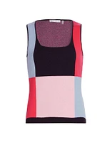 Aurelia Colorblock Sleeveless Knit Top