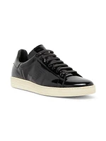 Patent Leather Low-Top Sneakers