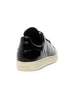 Patent Leather Low-Top Sneakers