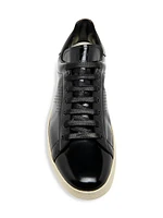 Patent Leather Low-Top Sneakers