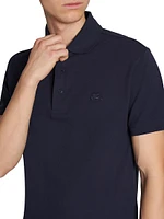 Knit Short-Sleeve Polo Shirt