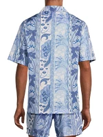 Paisley Bowling Short-Sleeve Shirt