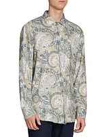 Roma Checkered Paisley Shirt