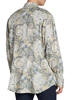 Roma Checkered Paisley Shirt