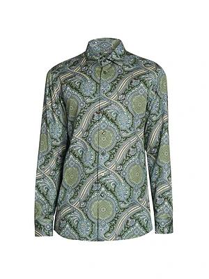 Roma Paisley Cotton Shirt