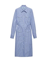 Striped Chambray Dress