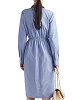 Striped Chambray Dress