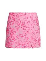 Alicent Floral Cotton Skort