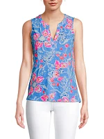 Dev Floral Cotton Top