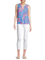 Dev Floral Cotton Top