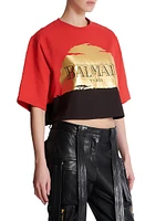 Disney x Balmain: The Lion King Baseball Cotton T-Shirt