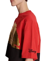 Disney x Balmain: The Lion King Baseball Cotton T-Shirt