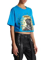 Disney x Balmain: The Lion King Panther Crop T-Shirt