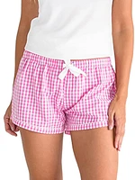 Women's Hepburn Gingham Boxer Shorts