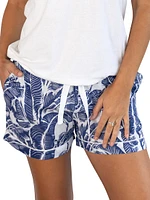 Women's Martinique Banana Leaf Boxer Shorts