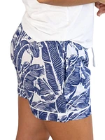 Women's Martinique Banana Leaf Boxer Shorts