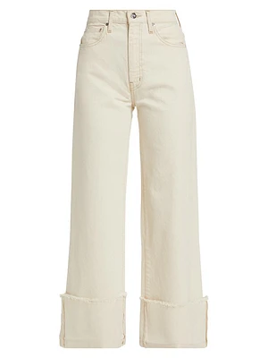 Koren Cuffed Wide-Leg Jeans