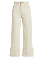 Koren Cuffed Wide-Leg Jeans