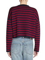 Anagram Striped Wool-Blend Sweater