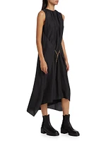 Silk Chain Midi Dress