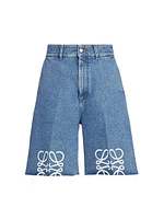 Anagram Denim Shorts