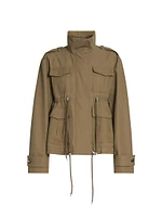 High-Collar Cotton Parka