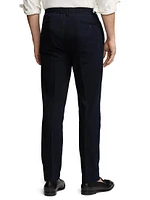 Pleated Cotton Trousers