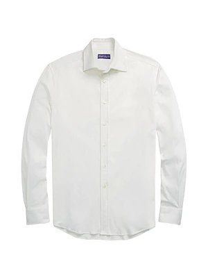 Stretch Cotton Long-Sleeve Dress Shirt