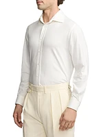 Stretch Cotton Long-Sleeve Dress Shirt