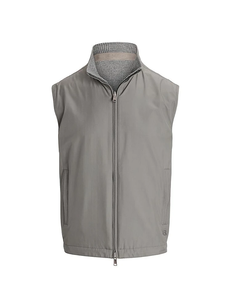 Reversible Zip-Front Vest