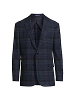 Kent Plaid Wool Blazer