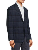 Kent Plaid Wool Blazer