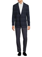 Kent Plaid Wool Blazer