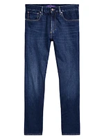 Stretch Straight-Leg Jeans