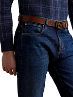 Stretch Straight-Leg Jeans