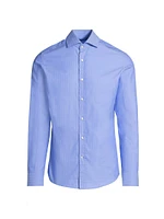 Cotton Button-Front Shirt