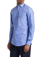 Cotton Button-Front Shirt