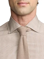 Glen Check Cotton Dress Shirt