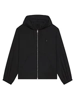 Plage Zipped Hoodie Wool with 4G Detail