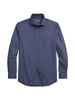 Aston Houndstooth Flannel Cotton Shirt