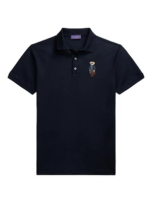 Cashmere-Blend Polo Shirt