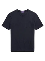 Linen & Cotton-Blend Crewneck T-Shirt