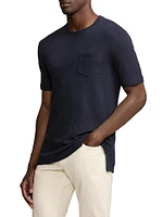 Linen & Cotton-Blend Crewneck T-Shirt