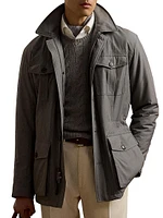 Hartridge Silk Hooded Field Jacket