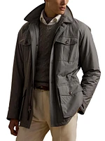 Hartridge Silk Hooded Field Jacket