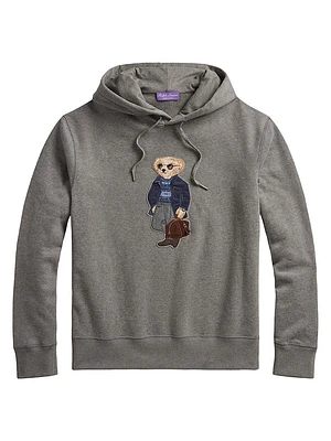 Bear Cotton-Blend Hoodie