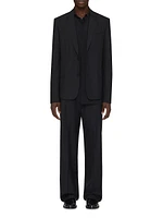 Tailored Pants Wool with Lurex Stripes