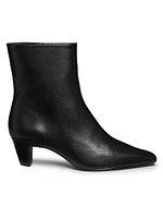 Dellia 65MM Leather Mid-Block Boots