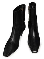 Dellia 65MM Leather Mid-Block Boots